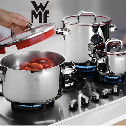 سرویس ۹ پارچه قابلمه برند WMF آلمان