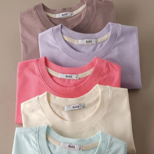 تیشرت یقه گرد نخ پنبه بیسیک در ۱۷ رنگ بپوش